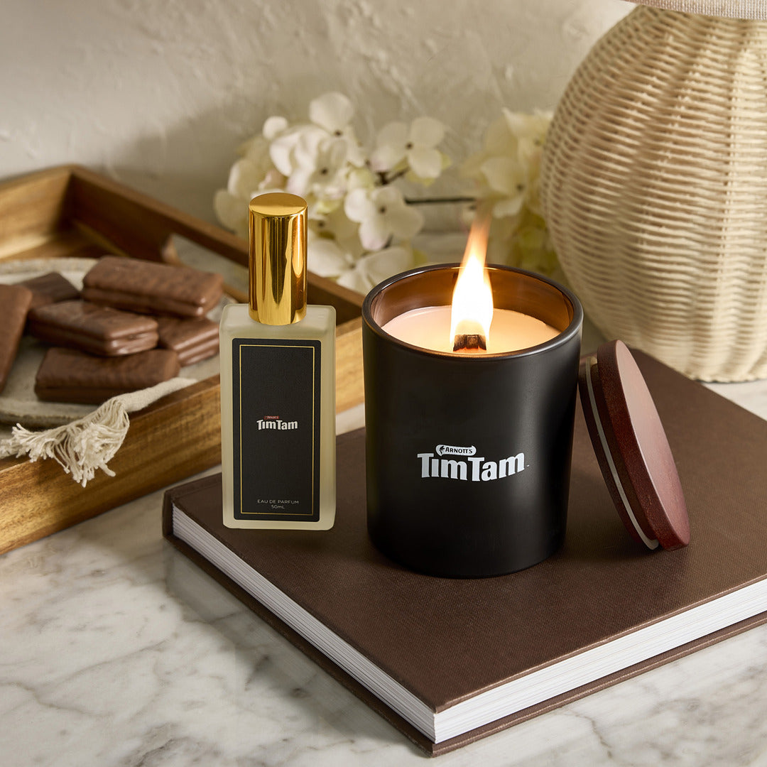Arnott's releases a Tim Tam scented candle and matching diffusers